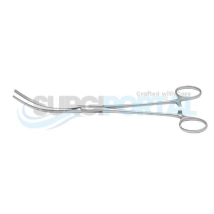 Brock Auricular Clamp Shallow Curve 232mm Cardio Vascular Clamp
