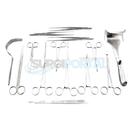 C-Section Cesarean Section Gynecology Instruments 25Pcs Set With Box German CE+