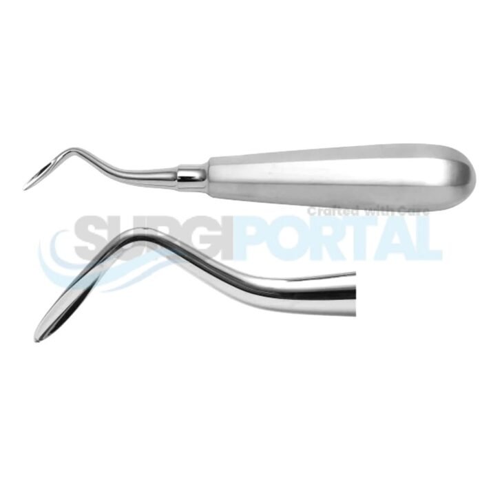 Canine Root Dental Elevator Left – Premium Stainless Steel Veterinary & Dental Surgical Instrument - Image 1