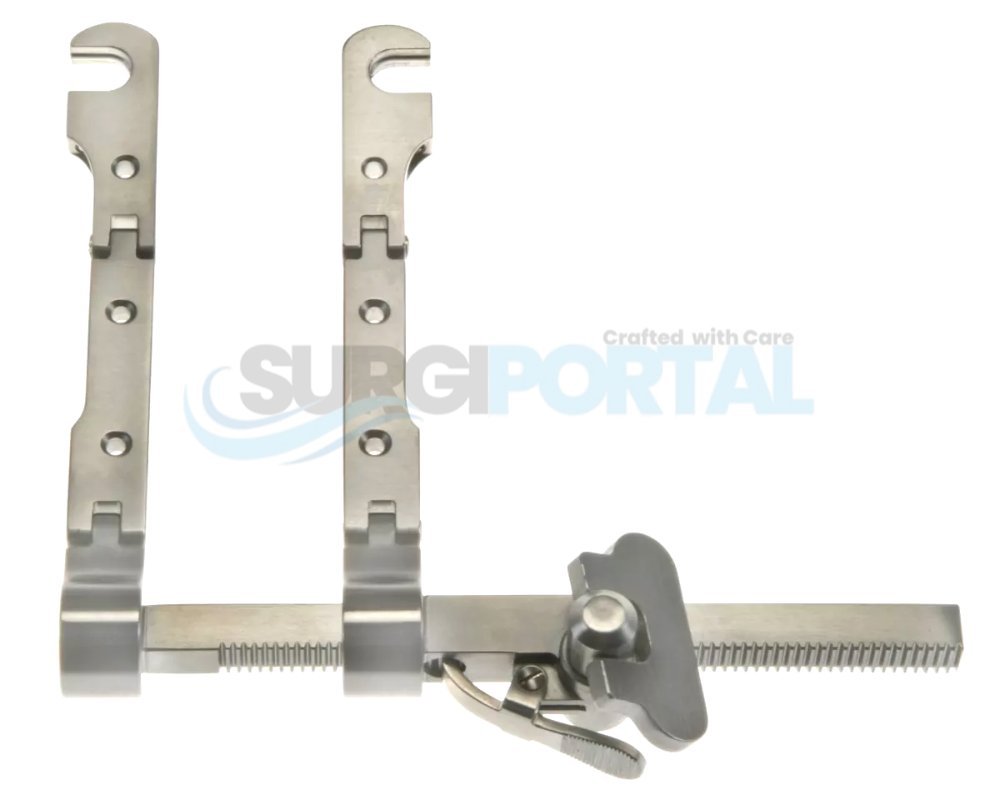 resized_processed_Caspar CCR Type Cervical Trans Retractor dbl hinge side load Caspar CCR Type Cervical Trans Retractor dbl hinge side load - Image 1