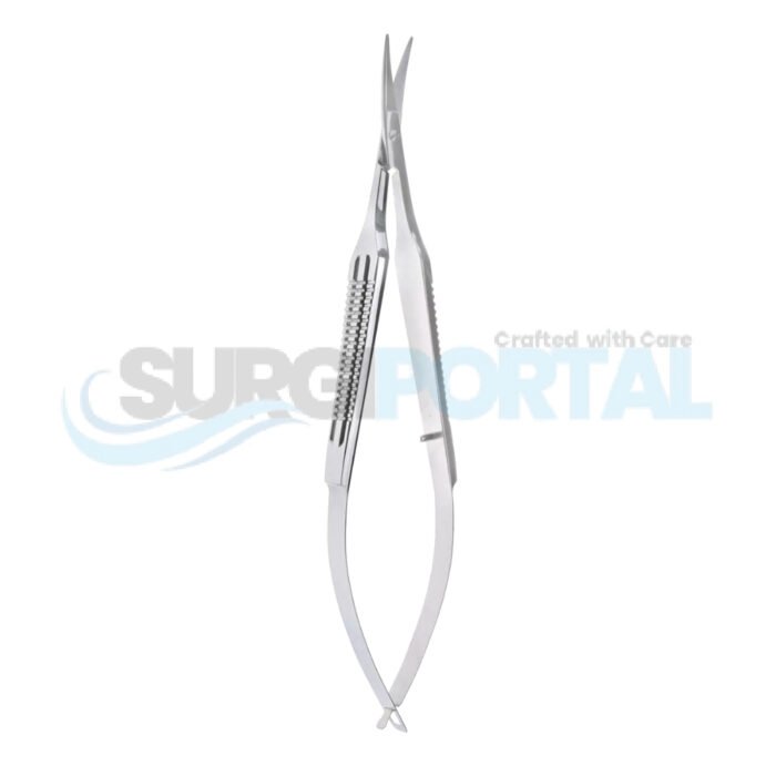 Castro Keratoplasty Scissors – Wide Handle Medium - Image 1