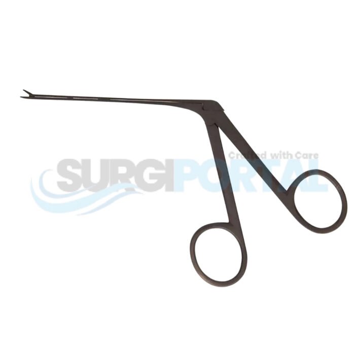 Cawthorne Aural Forceps – Extra Fine Jaws, 75mm, Black Finish - Image 1
