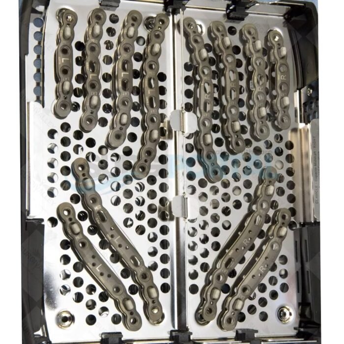 Clavicle S Plate Locking 6 To 10 Holes Left & Right 12 Pcs Orthopedics - Image 1
