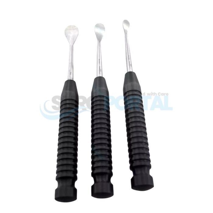 Cobb Spinal Elevator With Fiber Handle Orthopedic Instruments Set of 3 Pieces - Image 1
