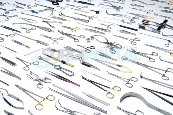Collin Intestinal Forceps Grasping Lung Tissue Fine Quality Surgical Instruments 20.3cm - Image 1