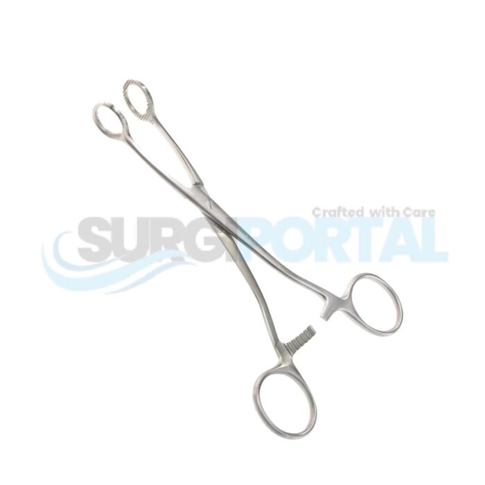 Collin Tongue Holding Clamp Forceps – 16cm ENT Instruments - Image 1