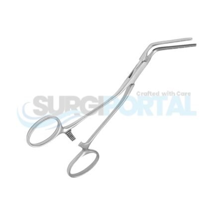 Cooley Neonatal Vascular Angled Clamp Cooley 2 X 2 Teeth