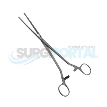 Crafoord Coarctation Clamp Straight 255mm Full Longitudinal Serrations Clamp