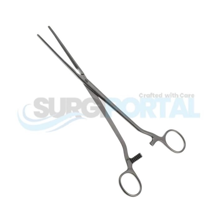 Crafoord Coarctation Clamp Straight 255mm Full Longitudinal Serrations Clamp - Image 1