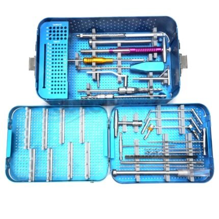 DHS DCS Instrument Set with Short Barrel Aluminium Prime Graphic Box Orthopedic