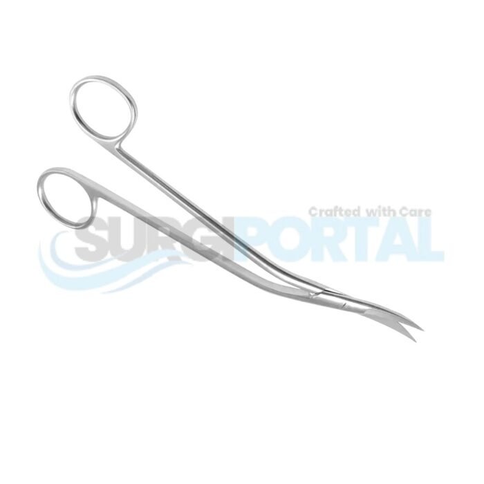 Dandy Neurological Scissors Curved with Backward Angled Handles - Image 1