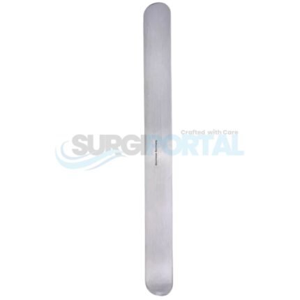 Davis Brain Spatula – Nickel Silver (7 ¼" Wide)