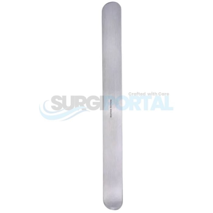 Davis Brain Spatula – Nickel Silver (7 ⅛" Wide) - Image 1