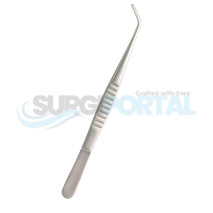 Debakey Atraumatic Forceps Angled Veterinary Surgical Instruments - Image 1