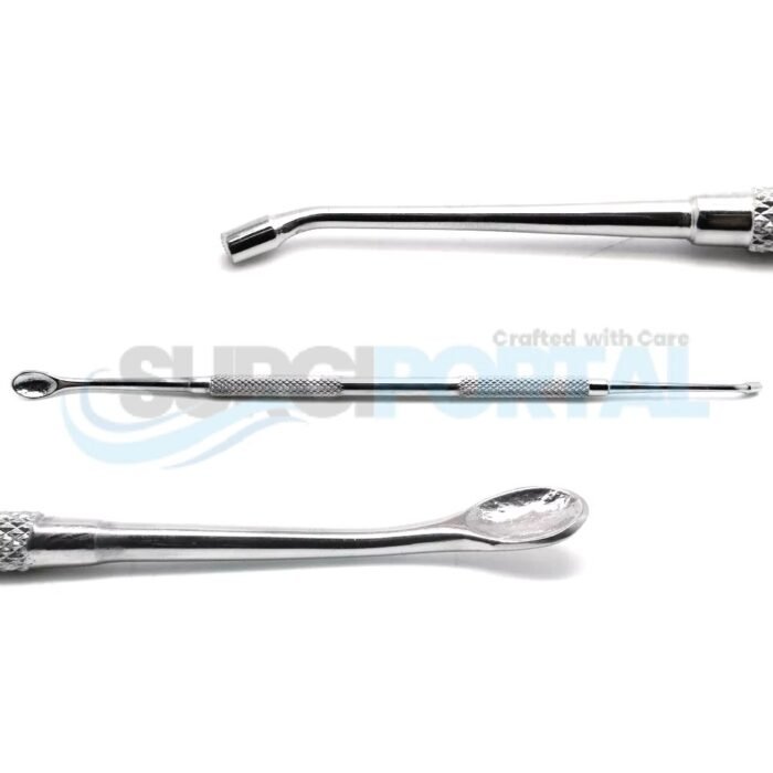 Dental Bone Spoon Grafting Scoop Plugger 3.1mm Surgical Double Ended Stainless Steel - Image 1