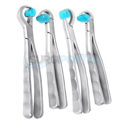 Dental Extraction Forceps Standard Series Set Of 4 Pcs