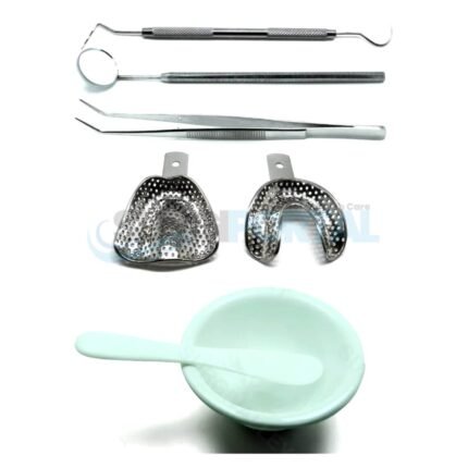 Dental Full Impression Tray Setup Premium Instruments Set Of 6