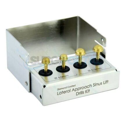 Dental Lateral Approach Drill Kit Sinus Lift Membrane Diamond Coated Burs CE