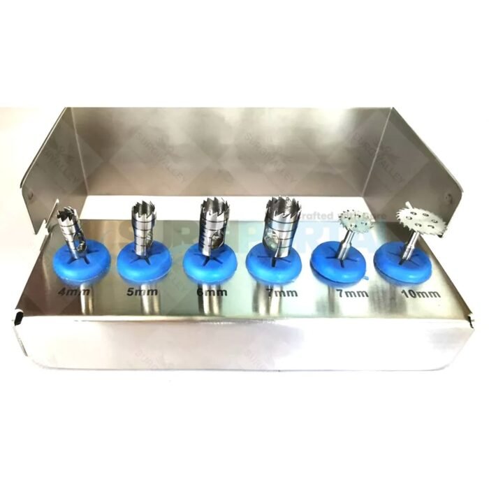 Dental Saw Disk Cutting Tool Kit 4mm ,5mm, 6mm & 7mm Saw Disk CE New - Image 1