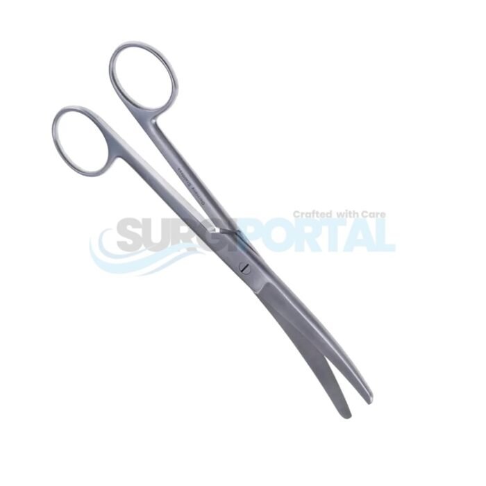 Doyen Abdominal Scissors Blunted Tips Straight 17.8cm General Surgery Instruments - Image 1