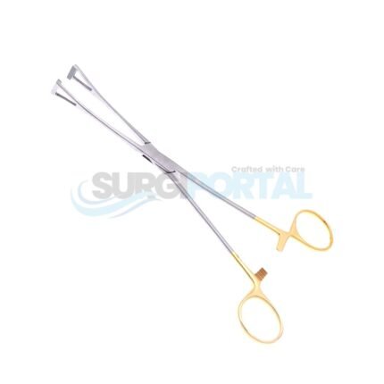 Duval Tissue Forceps Serrated Jaw Grasping Lung Tissue Forceps Cardiovascular Instruments