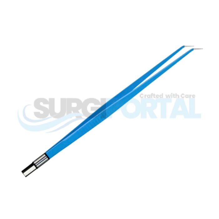 European Bipolar Forceps Straight Angled - Image 1