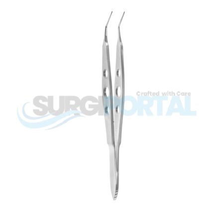 Blaydes Lens Holding Forceps – Very Delicate, Angled 45° Smooth Jaws