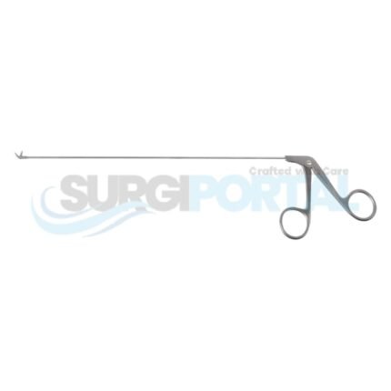 Feder-Ossoff Microlaryngeal Scissors, Sharp, Angled Up, Vertical