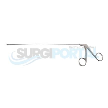 Feder-Ossoff Microlaryngeal Scissors, Sharp, Curved Left, Horizontal