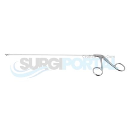 Feder-Ossoff Microlaryngeal Scissors, Sharp, Curved Right, Horizontal