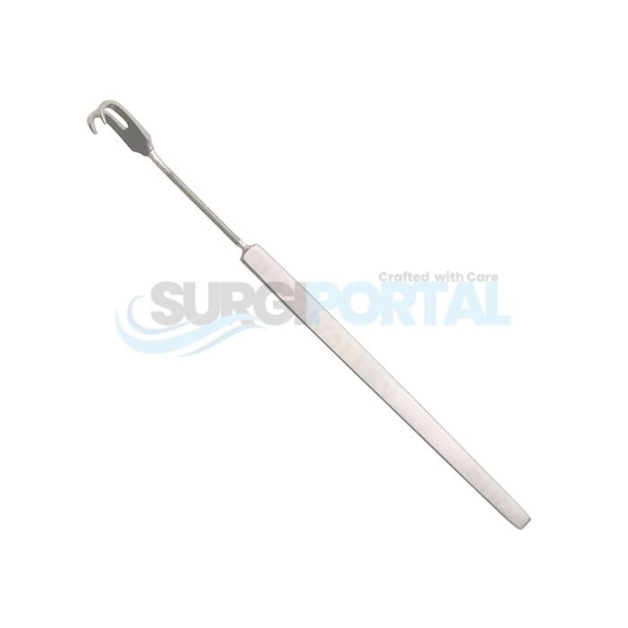 Flexible Spring Hand Held Retractor Shaft Double Pronged Sharp Retractor - Image 1
