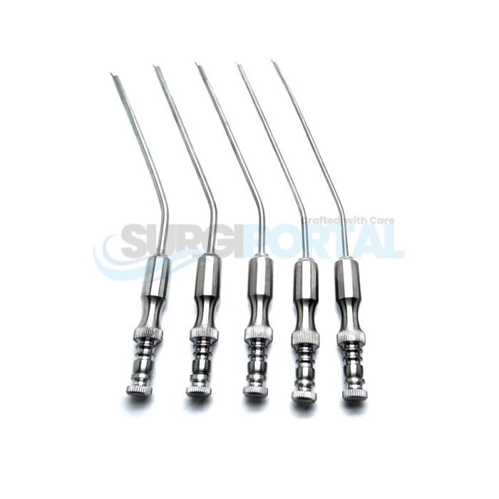 Frazier Suction Tubes Set Of 5 Pcs Neuro Surgical Instruments - Image 1
