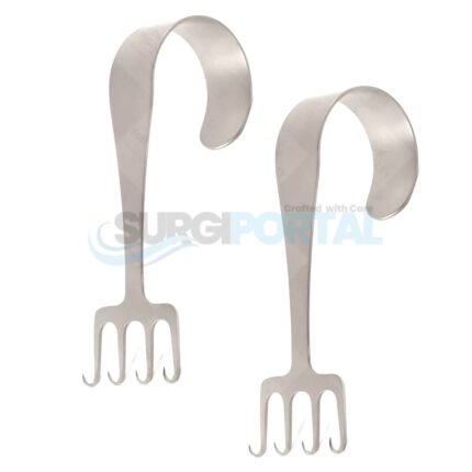 Freeman Face Lift Retractor Set Grip Hook Reverse 4 Prongs