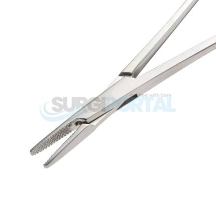 Fry Needle Holder Serration Pitch Tungsten Carbide 125mm Strong & Durable Instrument