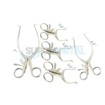Gelpi Retractor 3.5 +4.5 +5.5 +6.5 +7 05 PCs Set Surgical Instruments