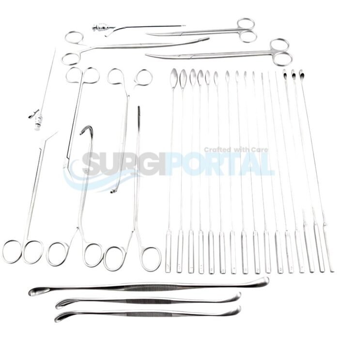 General Surgery Cholecystectomy Surgical Instrument Set Of 25 Pieces - Image 1