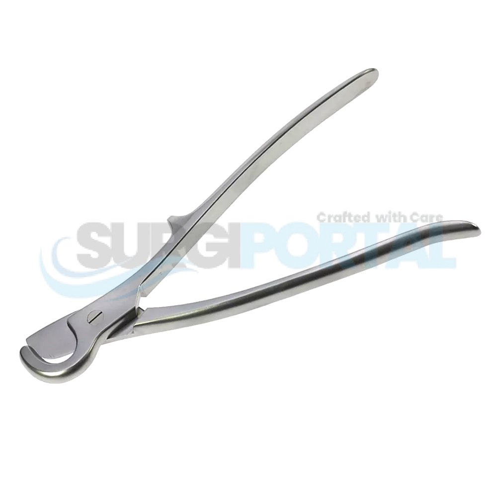 resized_processed_Gluck Rib Shear Cardiothoracic Surgical 220mm Curved Blades Cutting Bone Instrument Gluck Rib Shear Cardiothoracic Surgical Bone Cutter 220mm Curved Blades - Image 1