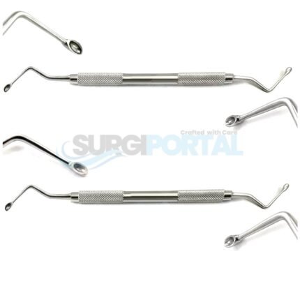 Hemingway Bone Curettes 2 Pcs Cleaning the Alveolus Bone Fragments Dental Tools New