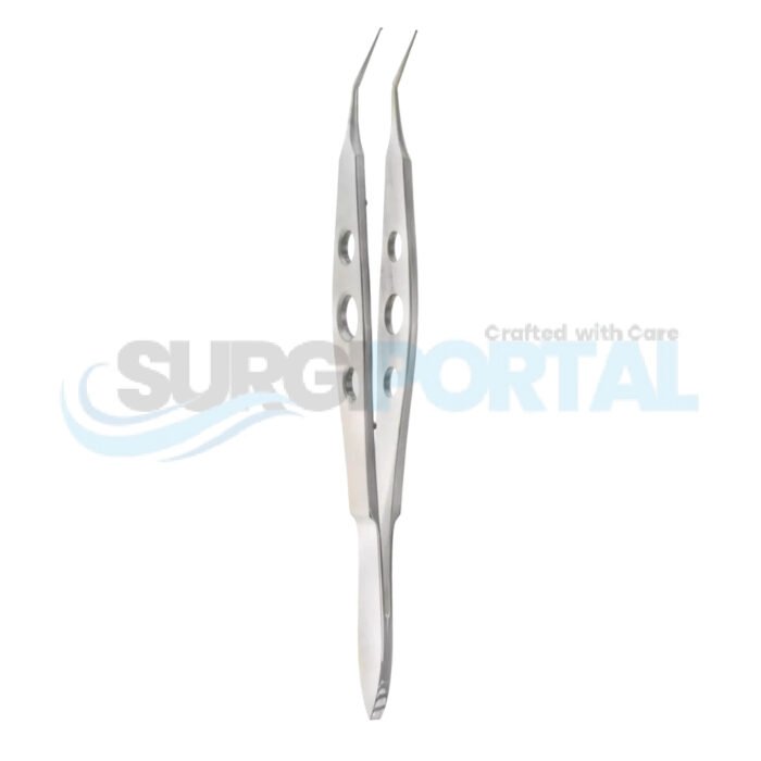 Hoffer-McPherson Forceps – 1×2 Teeth .12mm with Platform - Image 1