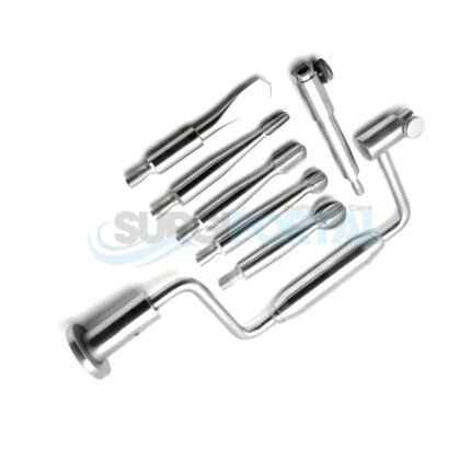 Hudson Hand Drill Brace Surgical Orthopedic Instruments 7 Pieces Premium Quality