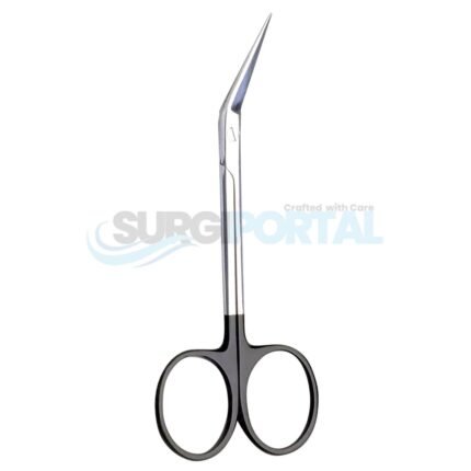 Iris Scissors 10cm Angled Supercut Iris Scissors Veterinary Instrument