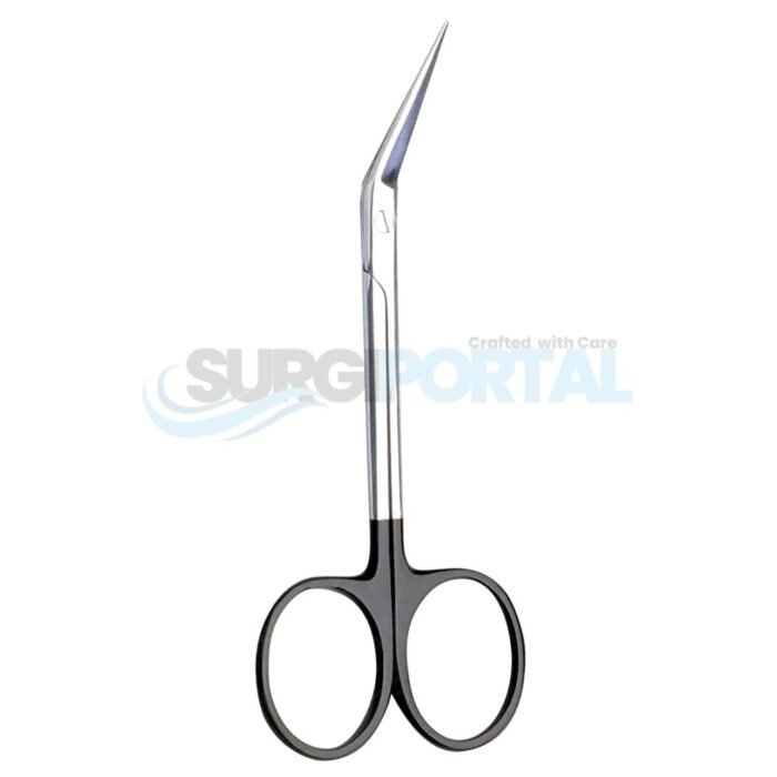 Iris Scissors 10cm Angled Supercut Iris Scissors Veterinary Instrument - Image 1