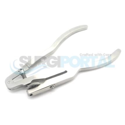 Ivory Type Rubber Dam Punch – 17cm Dental Tool