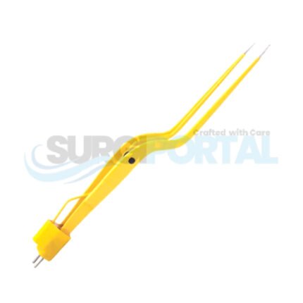 Jansen Bayonet Irrigation Disposable Bipolar Forceps