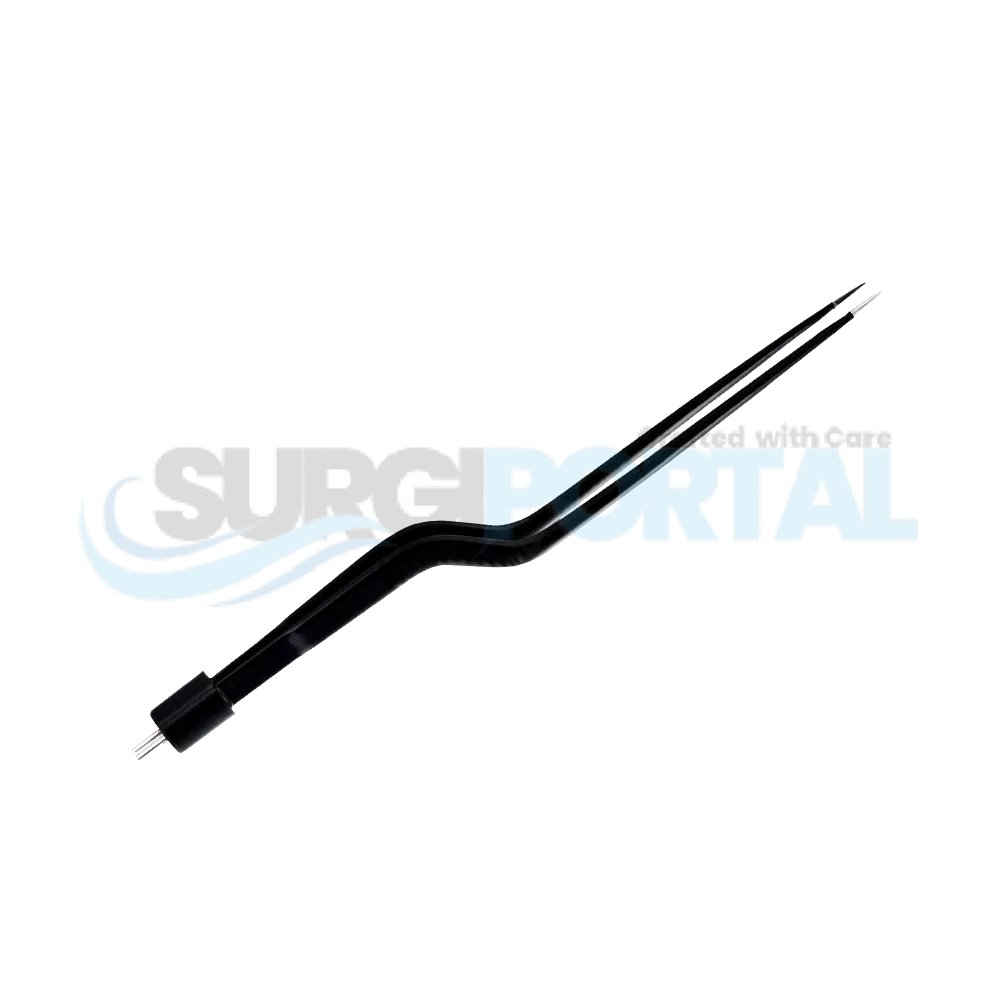 resized_processed_Jansen Bipolar Non Stick Bayonet Forceps Usa 2 Pin Bipolar Forceps Jansen Bipolar Non Stick Bayonet Forceps USA 2 Pin - Image 1