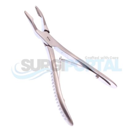 Jansen Bone Rongeur Double Action 185mm Curved ENT Instruments