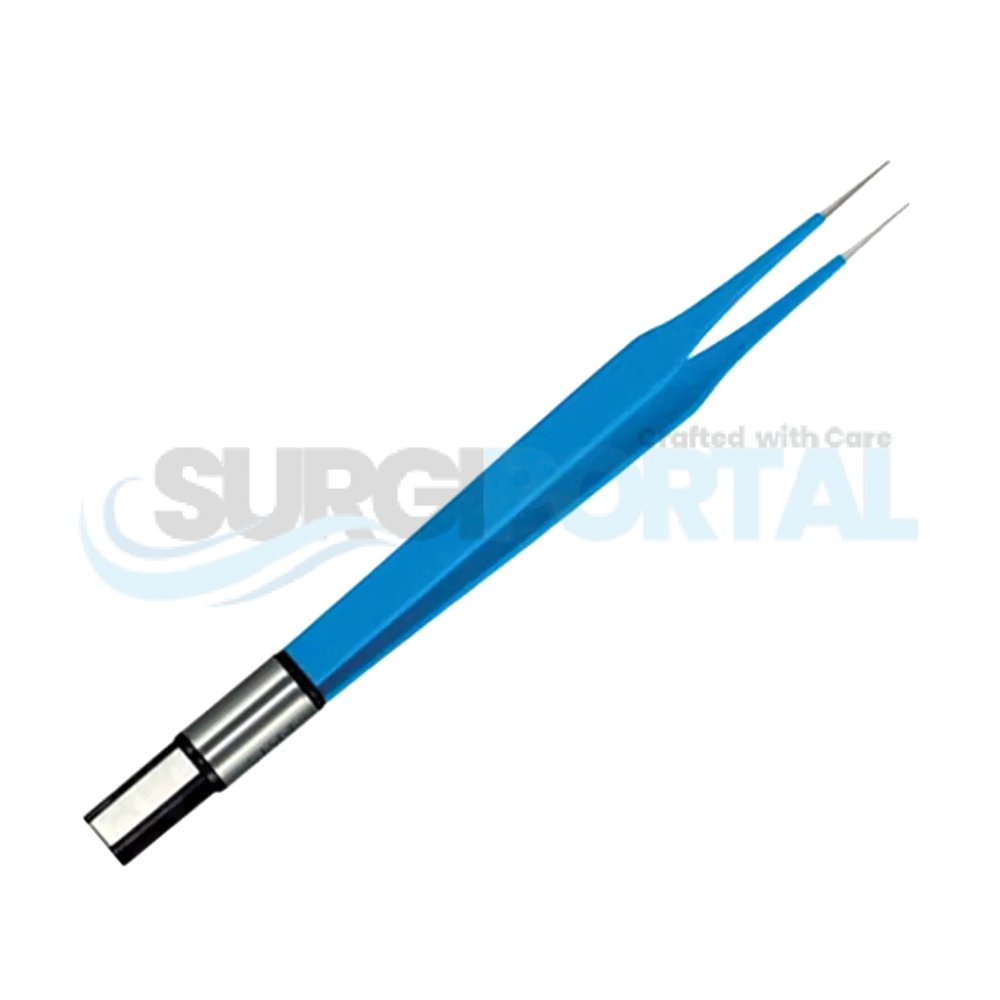 resized_processed_Jeweler # 4 European Straight Bipolar Forceps Jeweler #4 European Straight Bipolar Forceps - Image 1