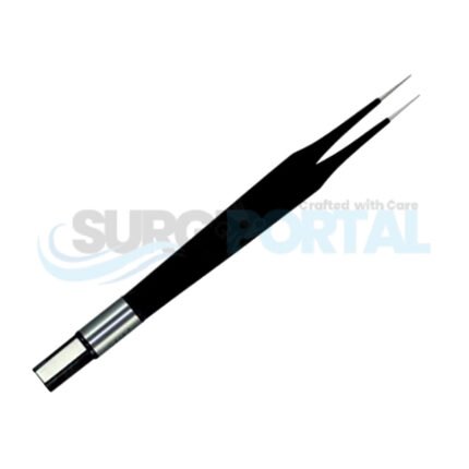 Jeweler #4 Straight European Non Stick Bipolar Forceps