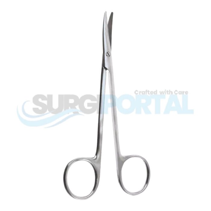 Knapp Strabis Scissors – Blunt Tips Curved - Image 1