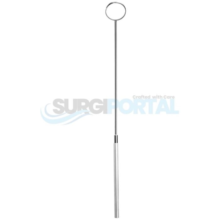 Laryngeal Mirror Size 0, Static, Octagonal Handle, 12mm Diameter - Image 1